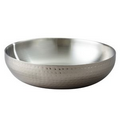 Elegance Stainless Steel Hammered Chilling/ Serving Bowl